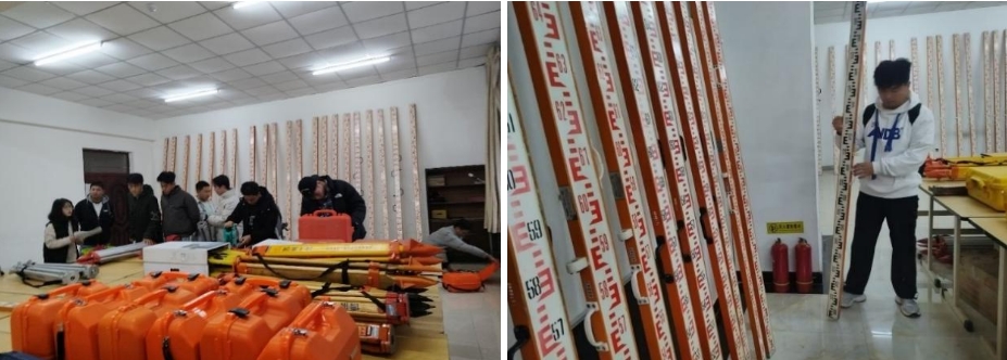 工程管理学院开展“筑防线，检安全”测量实验室仪器设备的安全使用培训